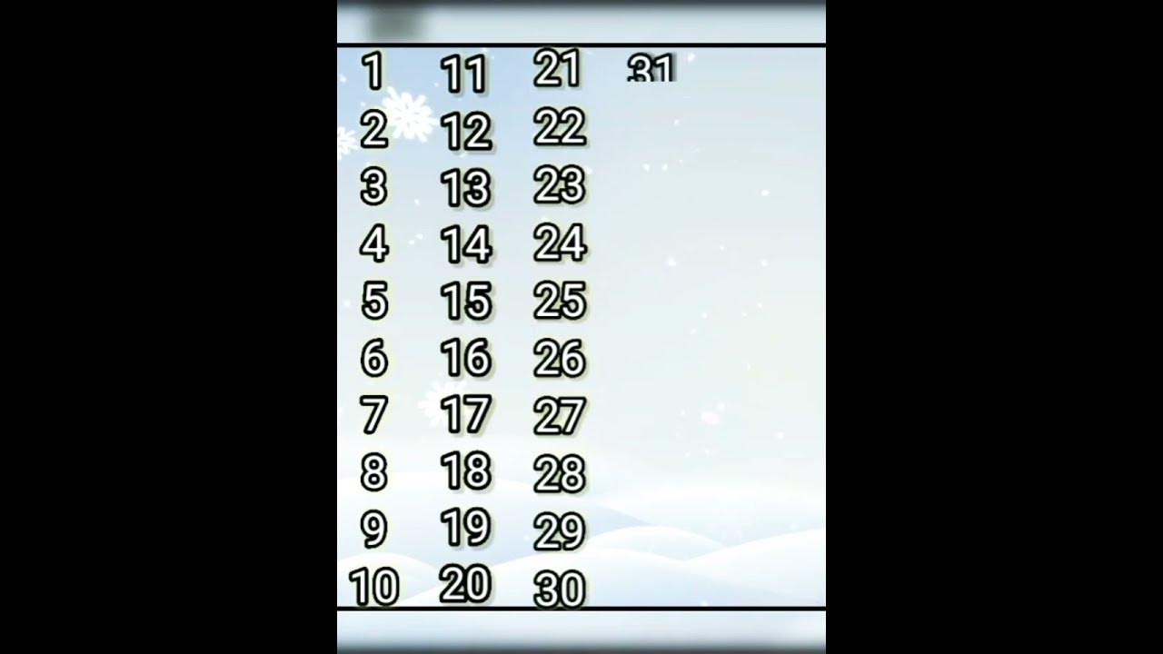 1 To 50 Counting counting 1 To 100 1234 Number 1 100 1-to-100-counting-easy-learning-counting-for-kids-nursery-lkg