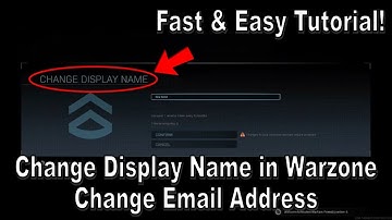 How to Change Your Display Name and Email Address in Modern Warfare Warzone [Fast & Easy Tutorial]
