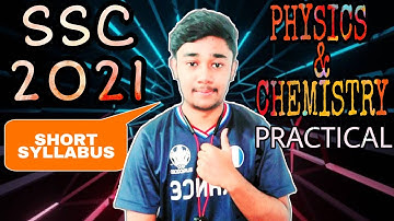 Physics & Chemistry practical note book | SSC: 2021 [ Short syllabus ]