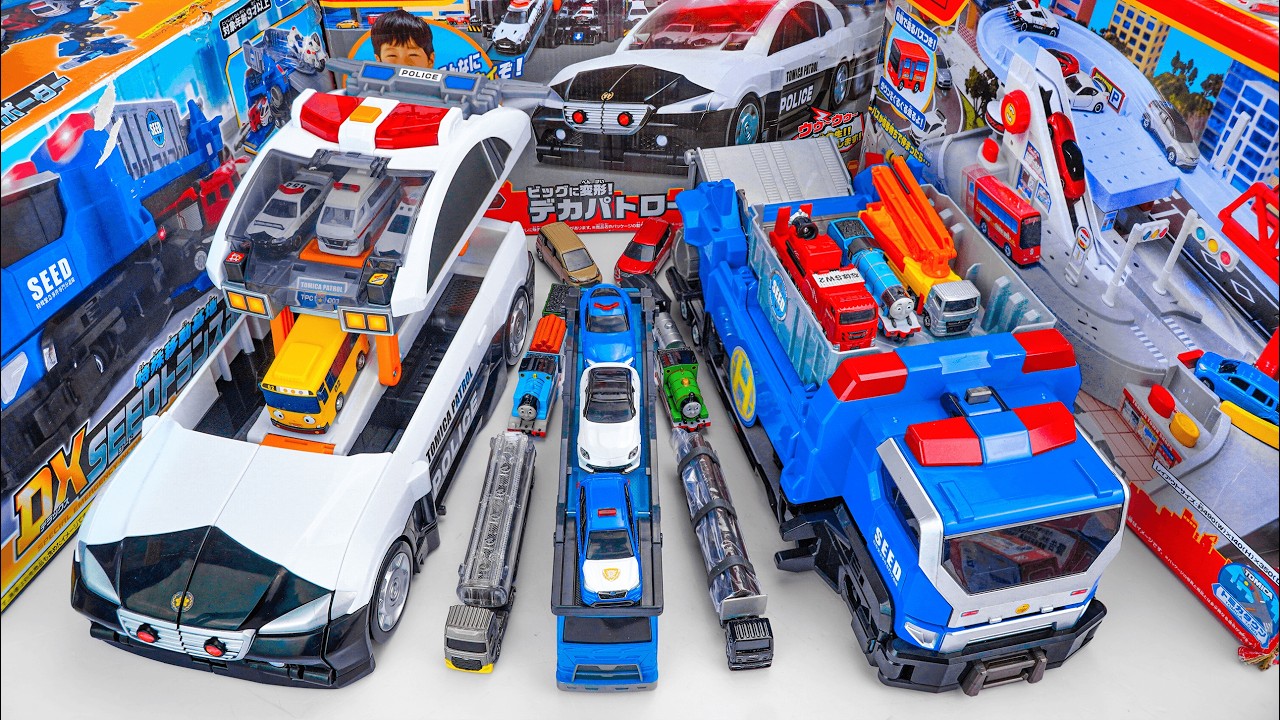 トミカの大変形！パトカー・消防車 Tomica Transformers Collection