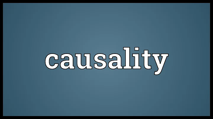 Causality Meaning