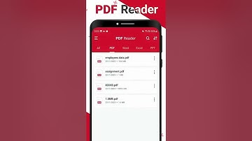 PDF Reader – PDF Viewer app has a built in PDF file manager