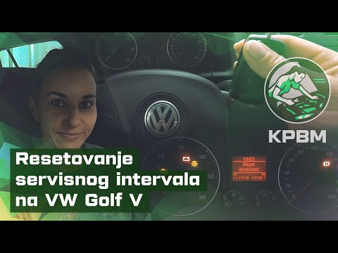 Resetovanje servisnog intervala na VW Golf V – Service Interval Reset