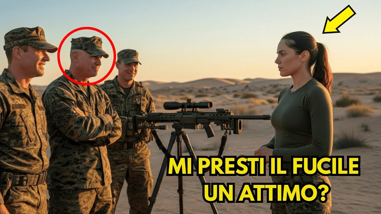 "Posso usare il tuo fucile un minuto" — Cecchini Marines falliti, lei centra 100 bersagli di fila