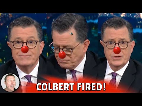 BYE BYE!  STEPHEN COLBERT FIRED!  - DEMOCRATS FURIOUS AND HAVE NEW CONSPIRACY THEORY ABOUT WHY 😂