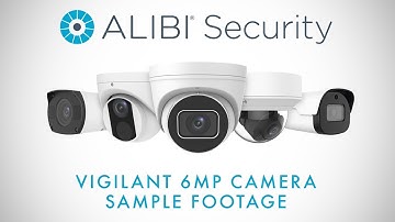 Alibi Vigilant Performance Series Cameras - Sample Footage - 6MP IP