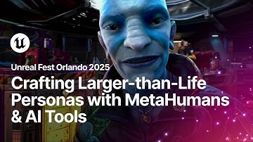 Crafting Larger-than-Life Personas with MetaHumans & AI Tools | Unreal Fest Orlando 2025