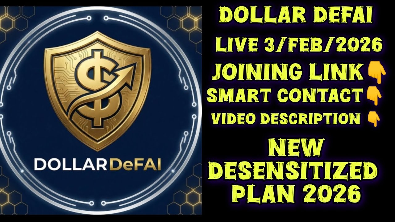 DOLLAR DEFAI ||  TETHER DEFAI 2.O  ||  LAUNCHING DATE  ||  JOINING LINK  || SMART CONTRACT  || 2026