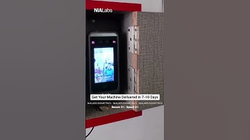 School Biometric Attendance Machine - Face Recognition System - NiaLabs | Model N-AI08