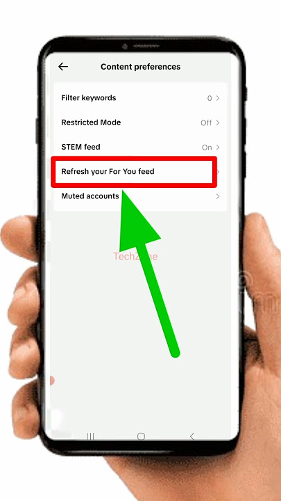 Tiktok Secret💥| How To Refresh Your FOR YOU FEED | TechZone