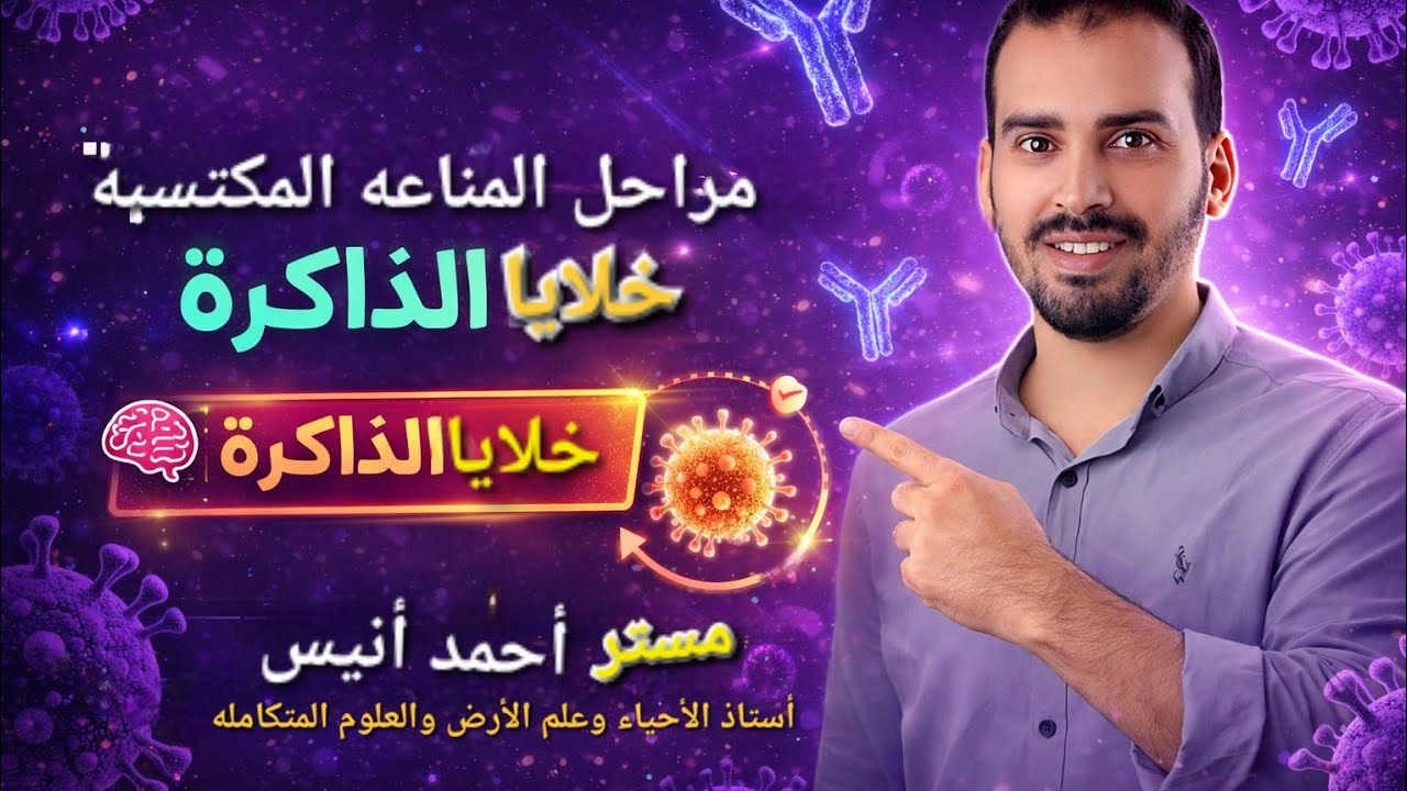 آليات  عمل الجهاز المناعى | خط الدفاع الثالث و مراحل المناعة المكتسبة | أحمد أنيس 