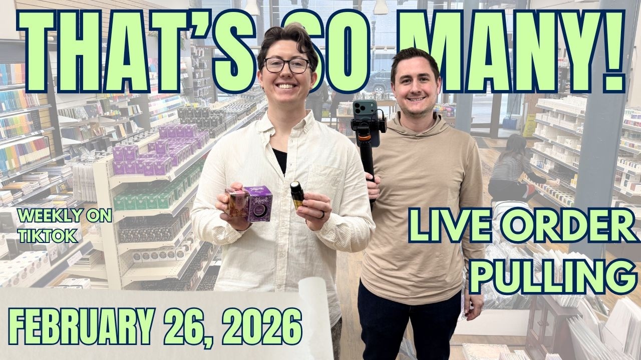 Загадочные коробки с чернилами от Atlas Stationers | Прямая трансляция в TikTok: получение заказа