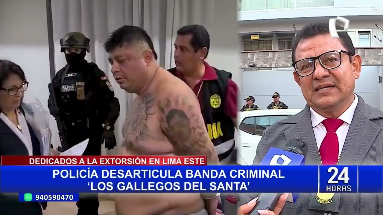 Santa Anita: cae cabecilla de organización criminal “Los Gallegos de Santa”