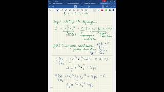 Utility Maximisation using Lagrangean method | Cobb Douglas Example