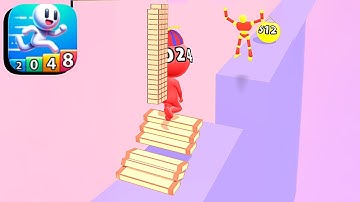 Stair Runner 2048 - All Levels Gameplay Android,ios (Part 12)