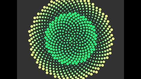 Processing - Fibonacci Spiral