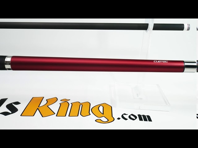 Cuetec Shane Van Boening Cynergy Red Pool Cue Stick - Cue View 360