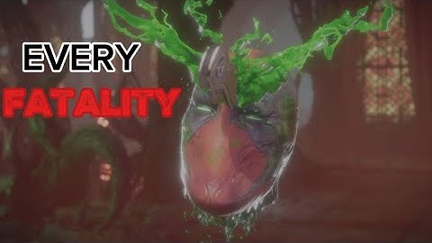 Every mk 11 characters fatality on spawn