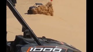 RZR XP 4 1000 Takes on China Wall Glamis 2014 Presidents Day