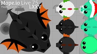 Road to Black Dragon: Mope.io Live LXXV (75th Stream Special) By [TB] Teddy Bear