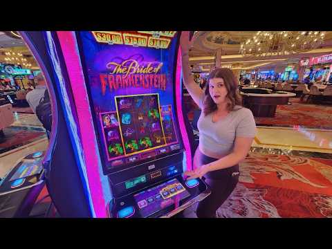 I Found the NEW Bride of Frankenstein Slot Machine in Las Vegas!