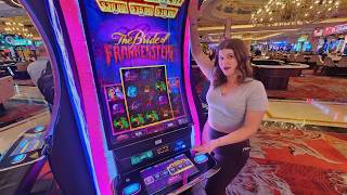 I Found the NEW Bride of Frankenstein Slot Machine in Las Vegas! screenshot 3