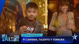 Florencia Peña tocó su botón dorado y llevó a un niño de 4 años hasta la final de Got Talent