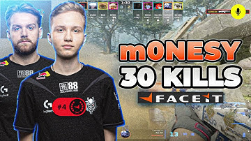 CS2 POV | m0NESY 30-10 Faceit Ranked with NiKo (Ancient) Voice Comms