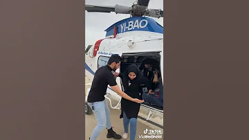 جلسة تصوير جديد للفنانه بنين الموسوي شوفو شلون نزلت من الطياره 