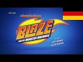 Blaze y los monster machines intro theme song opening in german  alemn  deutsch