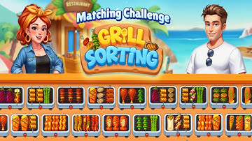 Grill Sorting: Food Challenge (by Sonat Joint Stock Company) IOS Gameplay Video (HD)