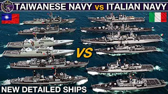 1990-2020's Taiwanese Warships vs 1970-2000's Italian Warships | Sea Power