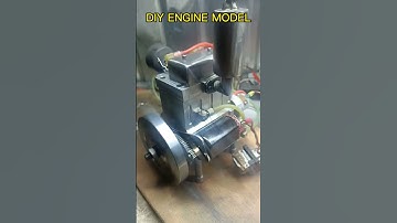 DIY ENGINE MODEL #enginediy #miniengine #engineering #enginesound #enginebuild #engineeringlife