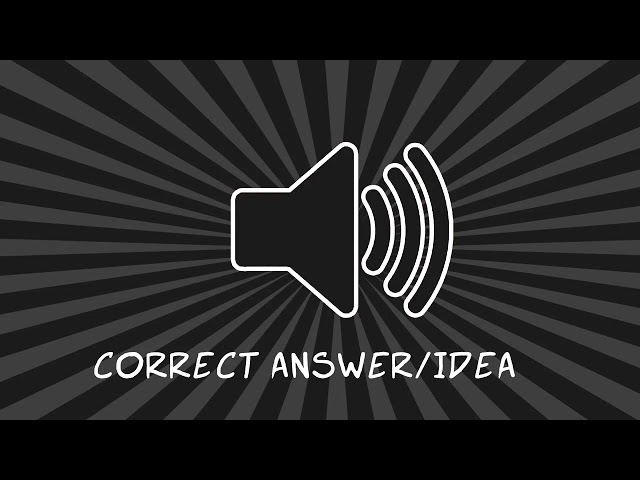 Correct Answer | Sound Effects (No Copyright) class=