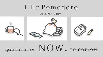 1 Hour Pomodoro |Study with Me Lofi & Focus Beats