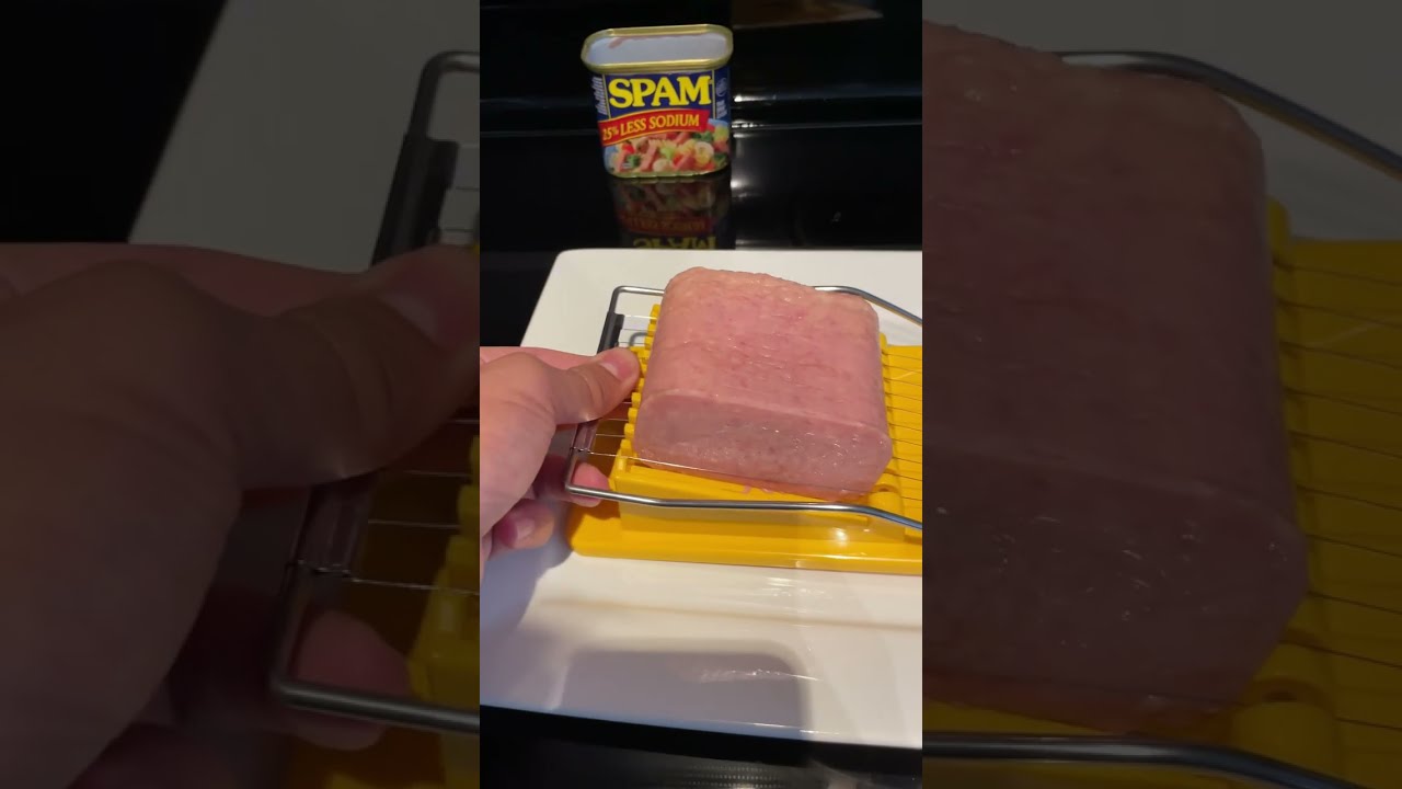 Easy way to get even spam slices! Utilize the can! : r/lifehacks