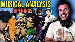 MUSIC DIRECTOR REACTS | Musical Analysis - Multi Anime Openings