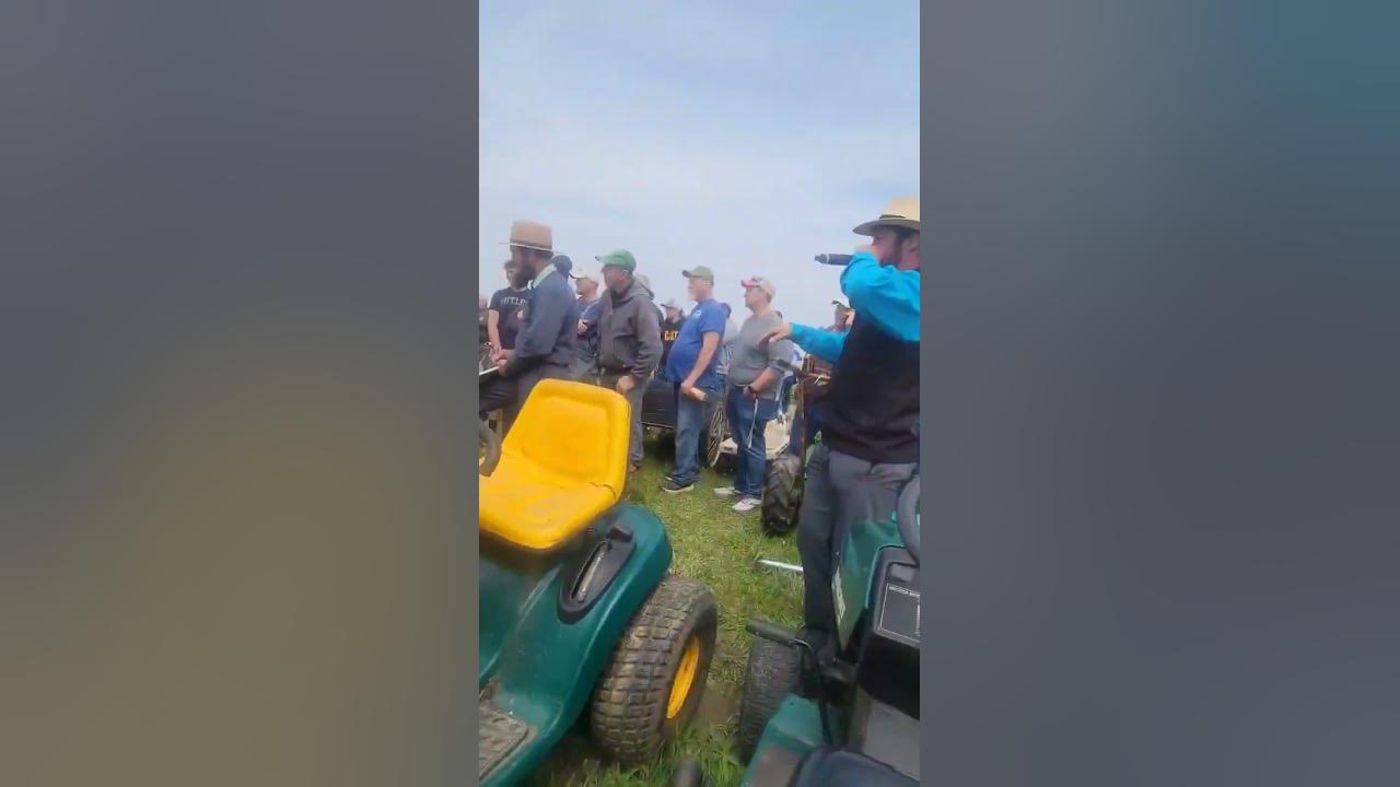 ride to the milroy Amish auction . YouTube
