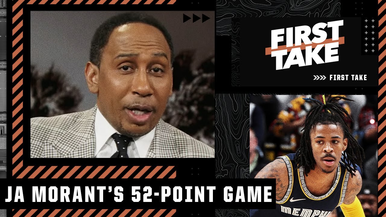 Stephen A. reacts to Ja Morant’s 52-point performance highlights | First Take – ESPN