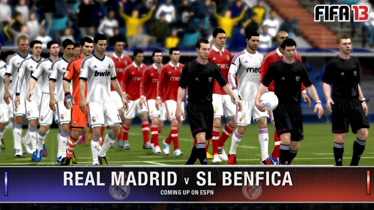 🔴REAL MADRID VS BENFICA BEST GAMEPLAY FOOTBALL FIFA 13 PC