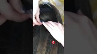 Volume Hairstyle for long hair for New Year 2023 #Shorts #hairstyles #hairtutorial