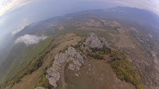 Полет из Алушты к Демерджи 2018. В отпуск с квадрокоптером.