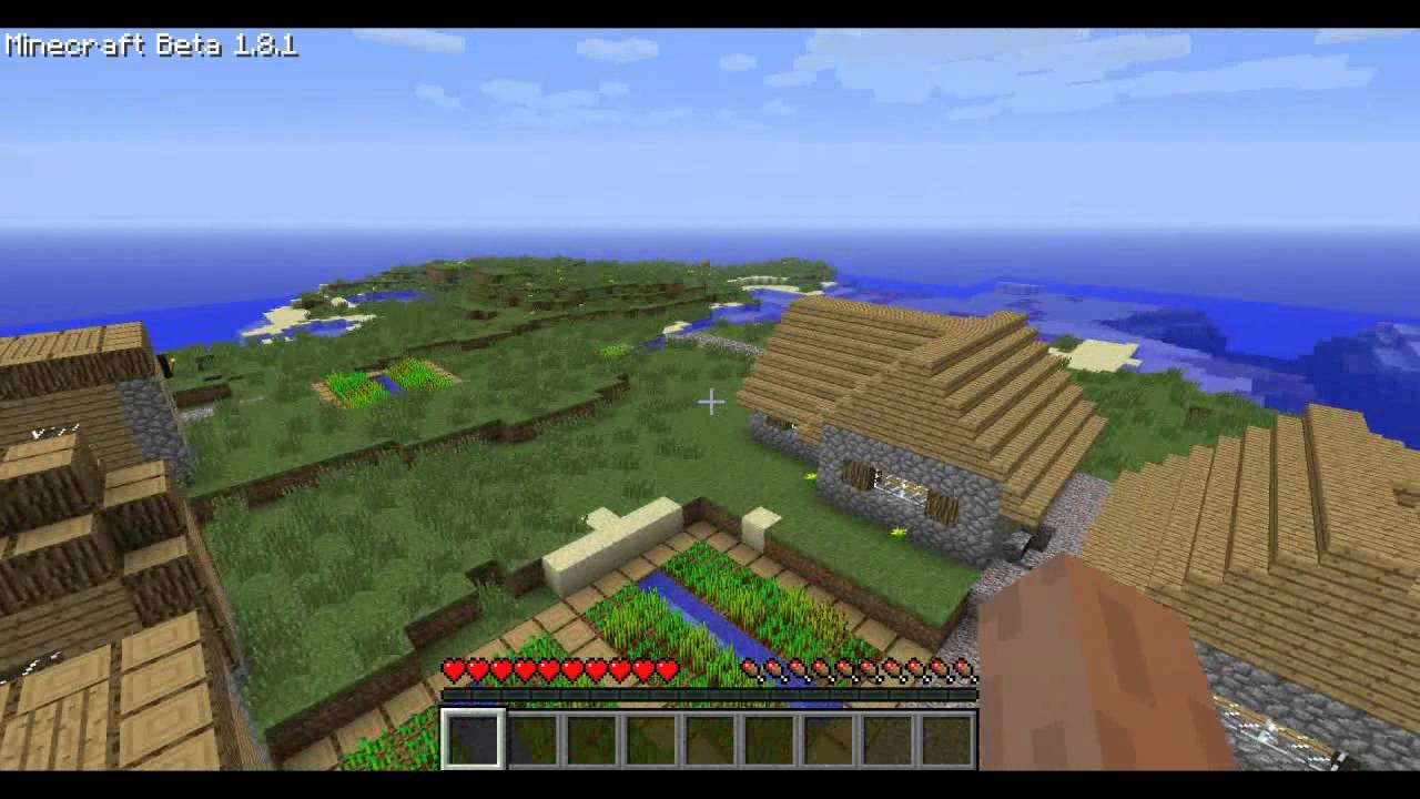 Minecraft 1.8 Best Seed ever! [NPC Village]