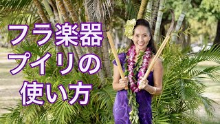 【基礎から学ぶフラ楽器】プイリの基本的な使い方、購入するときのコツ　Hula Implement : Puʻili