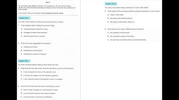 Listening C1, CAE Practice Test 2015 Plus 2, Test 4, Part 1