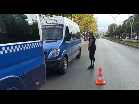Sakarya'da toplu taşıma araçlarına maske denetimi yapıldı 2