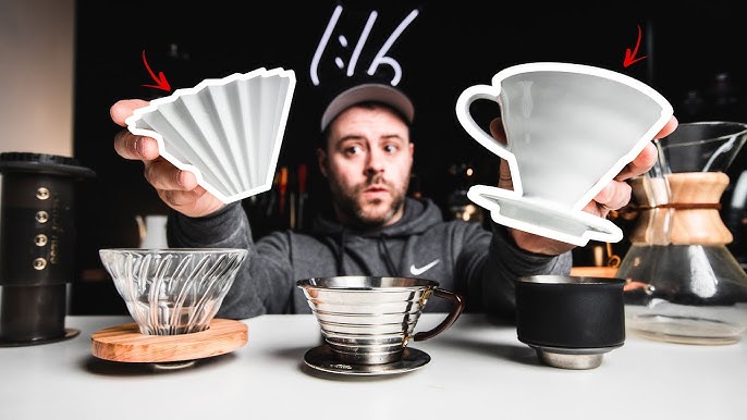 Comparing paper and metal filters for V60 pour over coffee