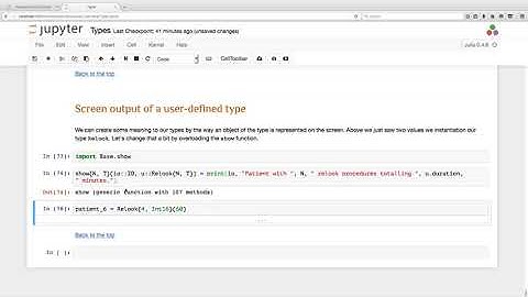 User Defined Types  Screen Output of User Defined Types  Coursera