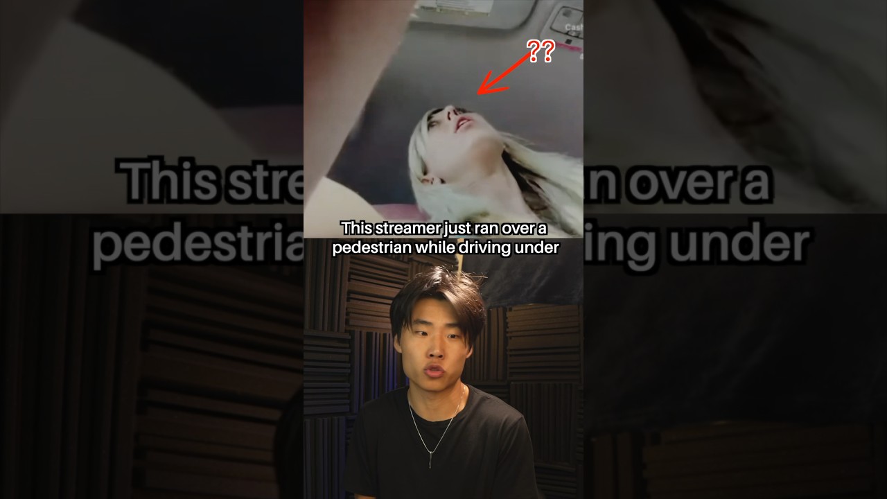Streamer Runs Over a Pedestrian While Intoxicated #shorts