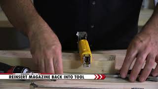 How to Clear a Jam From Arrow's HT50 Professional Hammer Tacker